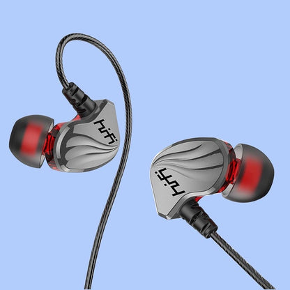 In-Ear Earphone Bass Mobile Phone Game Sports Wired Headset(Black) - In Ear Wired Earphone by PMC Jewellery | Online Shopping South Africa | PMC Jewellery