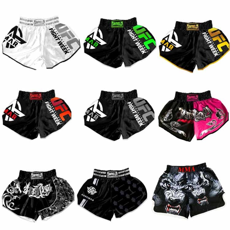 SWERLD Boxing/MMA/UFC Sports Training Fitness Shorts, Size: XXXL(1) - Sports Shorts by SWERLD | Online Shopping South Africa | PMC Jewellery
