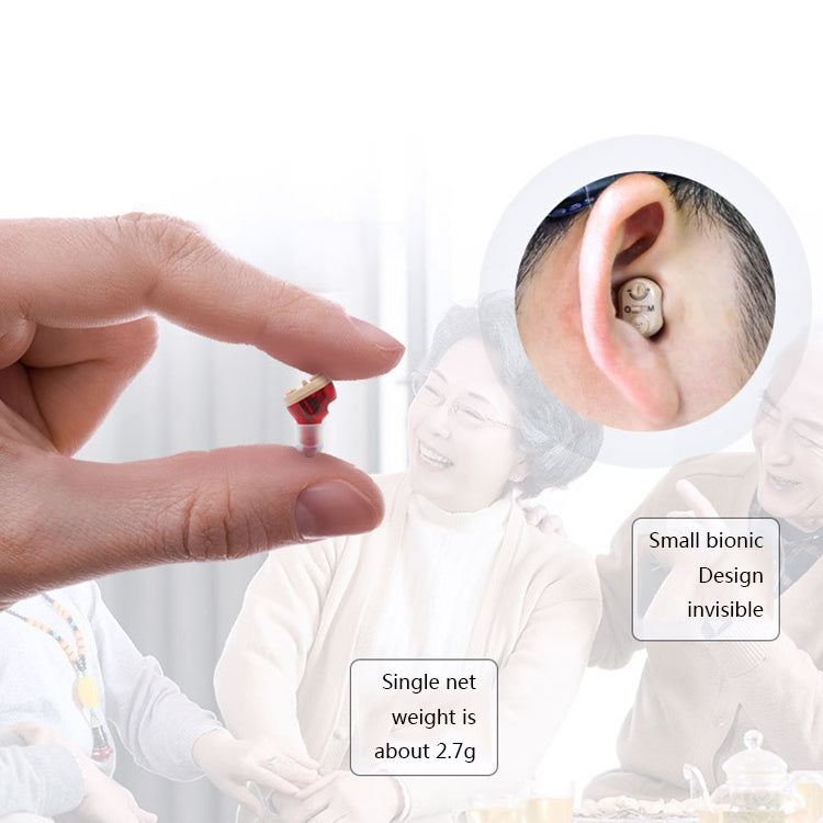 Old Man Hearing Aid Sound Amplifier Sound Collector(Blue) - Hearing Aids by PMC TechLife | Online Shopping South Africa | PMC TechLife