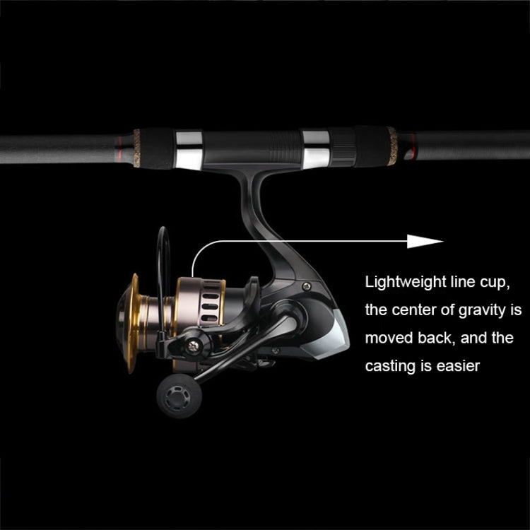 All Metal Rocker Arm Smooth Fishing Reel Spinning Reel, Spec: HE-7000 (EVA Grip) - Fishing Reels by PMC Jewellery | Online Shopping South Africa | PMC Jewellery