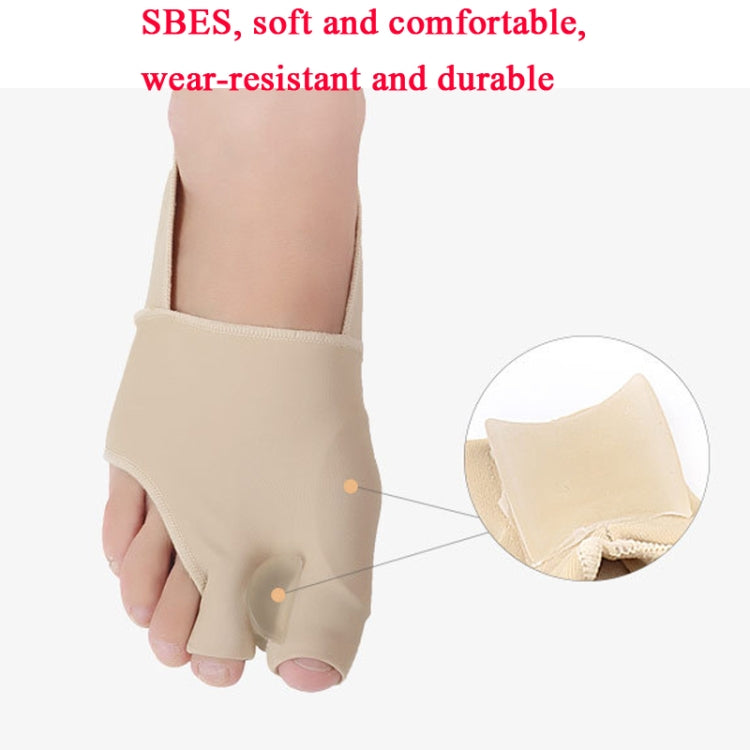 1 Pair Two Toes Split Toe Guard Foot Cover Toe Separation Thumb Varus Correction Foot Cover,Style: Inner Package Gray, Size: L (40-45) - Corrector by PMC Jewellery | Online Shopping South Africa | PMC Jewellery