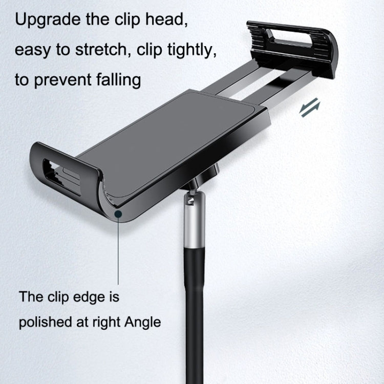 SSKY L6 Bedside Sofa Live Landing Phone Tablet Computer Bracket, Style: Base Heavy Telescopic Version (White) - Lazy Bracket by SSKY | Online Shopping South Africa | PMC TechLife