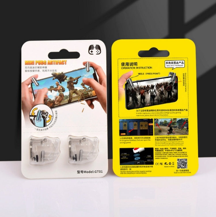 4 Paris GT01 Mini Auxiliary Shooting Gamepad with Alloy Mechanical Feel Buttons - Handle Shooter by PMC TechLife | Online Shopping South Africa | PMC TechLife