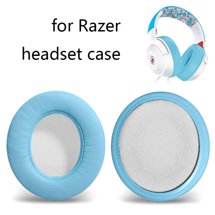 2 PCS Headphone Sponge Case For Razer Standard, Colour: Lambskin (Blue) - Earmuff & Pad by PMC TechLife | Online Shopping South Africa | PMC TechLife