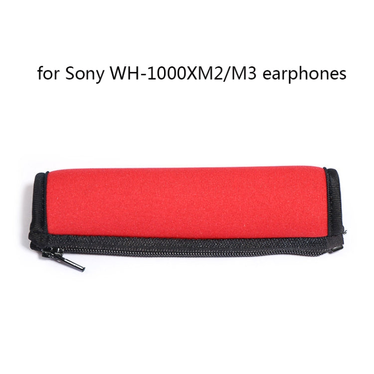 2 PCS Headset Comfortable Sponge Cover For Sony WH-1000xm2/xm3/xm4, Colour: Red Head Beam Protection Cover - Earmuff & Pad by PMC Jewellery | Online Shopping South Africa | PMC Jewellery