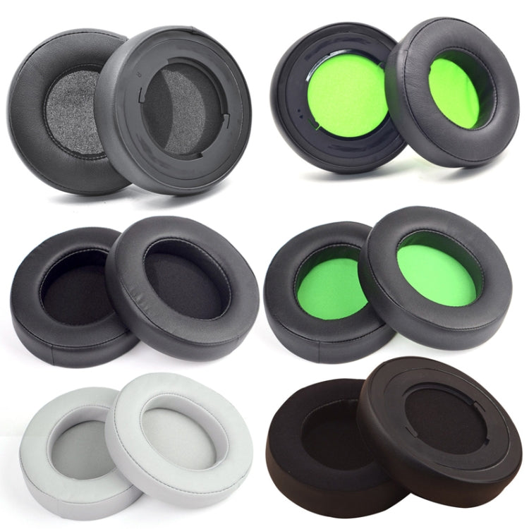 2 PCS Headset Sponge Case For Razer BlackShark V2/V2X/V2SE, Colour: Ellipse(Gray Gray Mesh) - Earmuff & Pad by PMC TechLife | Online Shopping South Africa | PMC TechLife