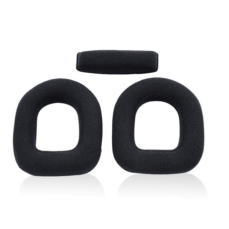 2 PCS Gaming Headset Sponge Protective Case Flannel Earmuffs for Logitech A10 - Earmuff & Pad by PMC TechLife | Online Shopping South Africa | PMC TechLife