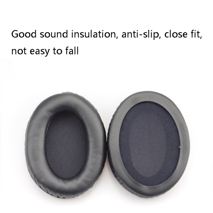 1 Pairs Headset Sponge Cover Ear Pad Leather Case For Kingston Cloud Silver II, Colour: Black Splicing - Earmuff & Pad by PMC TechLife | Online Shopping South Africa | PMC TechLife