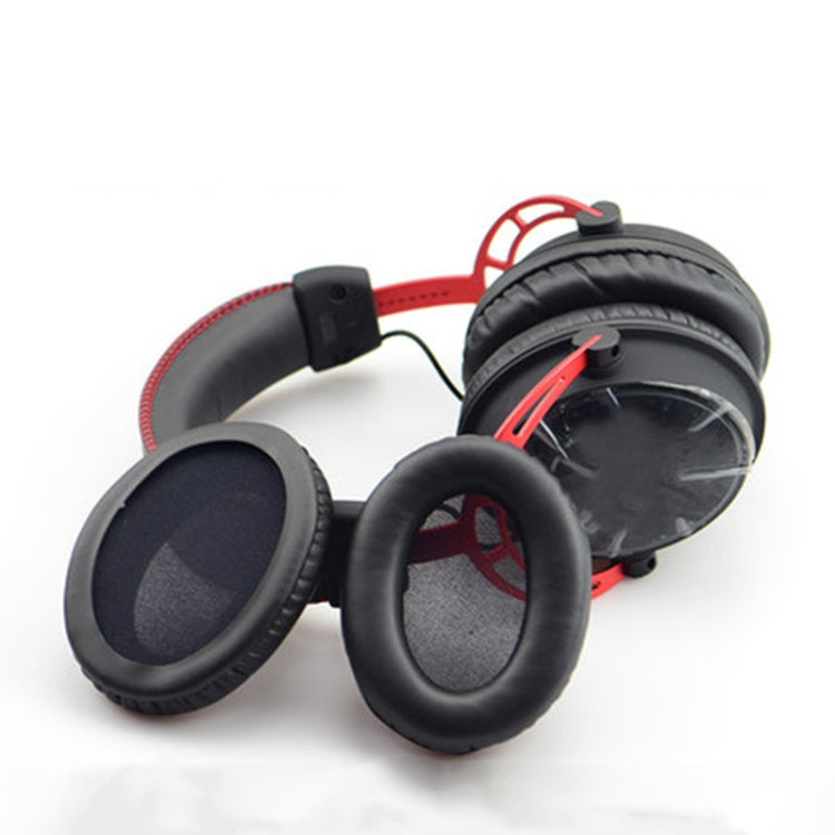 1 Pairs Headset Sponge Cover Ear Pad Leather Case For Kingston Cloud Silver II, Colour: Grid - Earmuff & Pad by PMC TechLife | Online Shopping South Africa | PMC TechLife