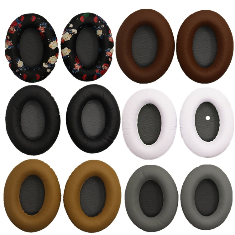 2 PCS Headset Sponge Cover For BOSE QC15 / QC3 / QC2 / QC25 / AE2 / AE2i(White  + Gray) - Earmuff & Pad by PMC TechLife | Online Shopping South Africa | PMC TechLife
