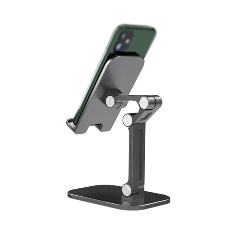 CYX-PH2 Mobile Phone Tablet Desktop Bracket Folding Telescopic Phone Bracket(Black) - Desktop Holder by PMC TechLife | Online Shopping South Africa | PMC TechLife