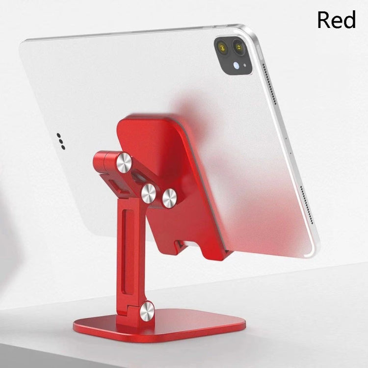 CYX-PH2 Mobile Phone Tablet Desktop Bracket Folding Telescopic Phone Bracket(Red) - Desktop Holder by PMC Jewellery | Online Shopping South Africa | PMC Jewellery