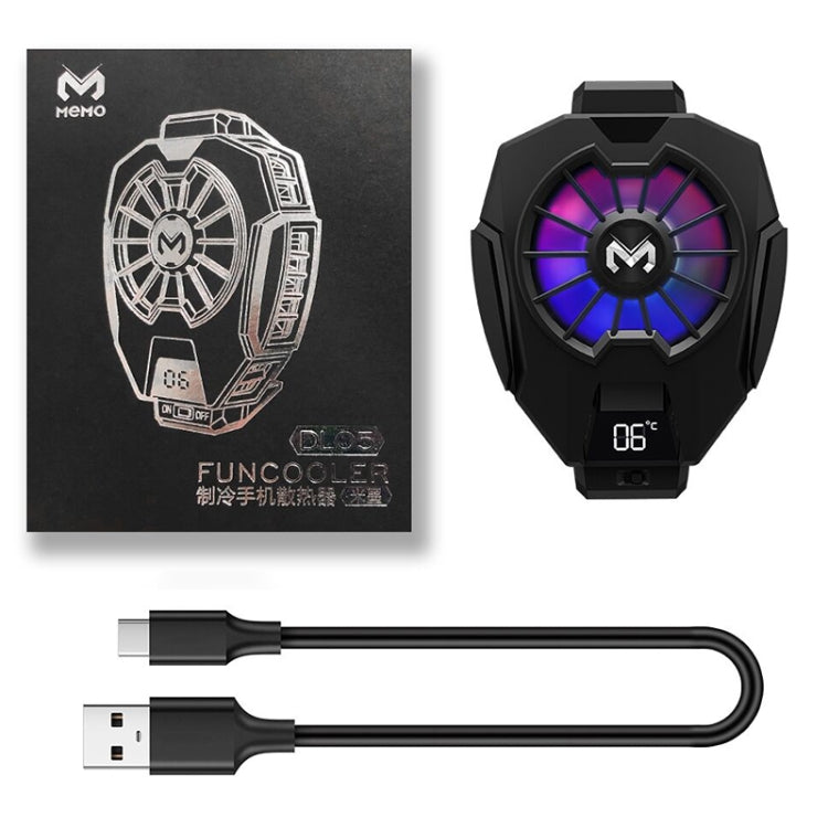 MEMO DL05 Semiconductor Cooling Mobile Phone Radiator with Colorful Lights - Cooling Fan Radiator by PMC TechLife | Online Shopping South Africa | PMC TechLife | Buy Now Pay Later Mobicred