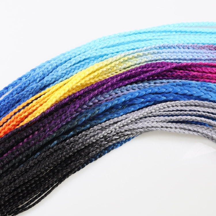 FQXBMW Colorful Braid Hair Band Wigs Corn Silk Colorful Dreadlocks Ponytail, Color: 06 - Wigs by PMC Jewellery | Online Shopping South Africa | PMC Jewellery