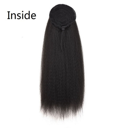 Fluffy Corn Whisker Long Curly Hair Fake Ponytail, Colour: 3.4 # - Wigs by PMC Jewellery | Online Shopping South Africa | PMC Jewellery