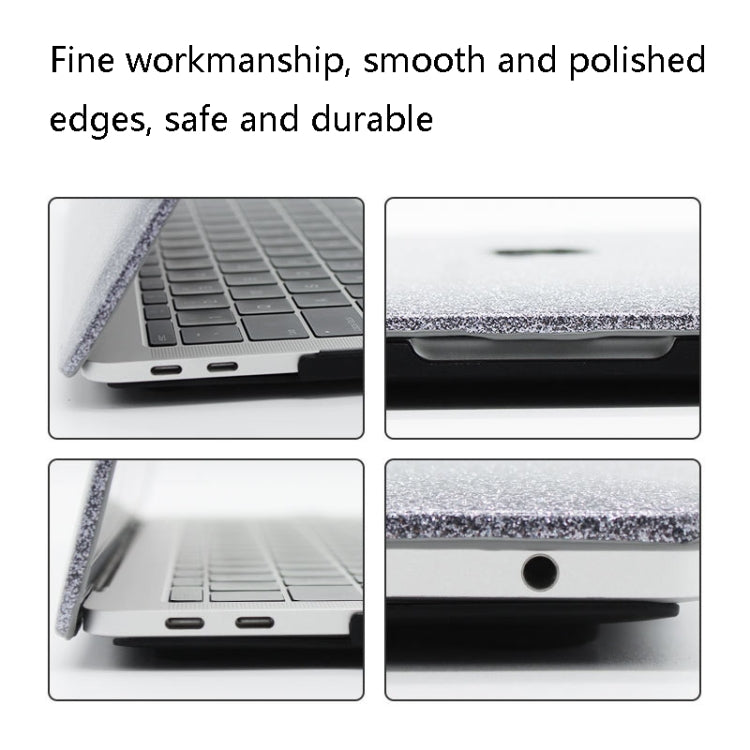For MacBook Air 13 A1932 / A2179 / A2337 Plane PC Laptop Protective Case (Flash Rose Gold) - MacBook Air Cases by PMC TechLife | Online Shopping South Africa | PMC TechLife
