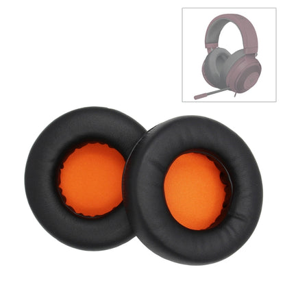 1 Pair Thicken Sponge Headset Set 90mm Earmuffs For Kraken 7.1 V2 Pro(Orange) - Earmuff & Pad by PMC Jewellery | Online Shopping South Africa | PMC Jewellery