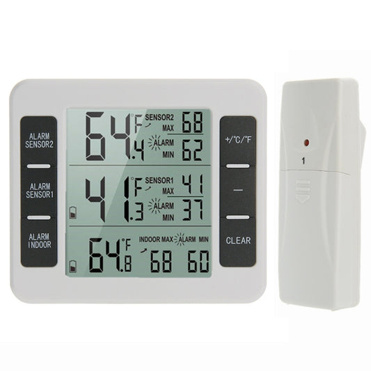 SN010 Wireless Indoor Outdoor High-Precision Thermometer Electronic Refrigerator Thermometers(One to One) - Indoor Thermometer by PMC Jewellery | Online Shopping South Africa | PMC Jewellery