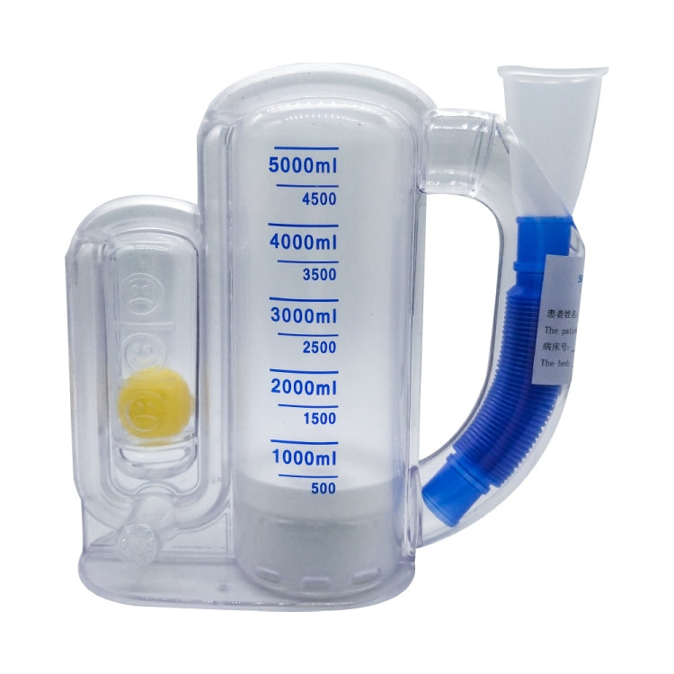 Respiratory Training Device Lung Capacity Training Pulmonary Function Exercise Rehabilitation Device, Specification: Single Ball  5000ml - Others by PMC Jewellery | Online Shopping South Africa | PMC Jewellery