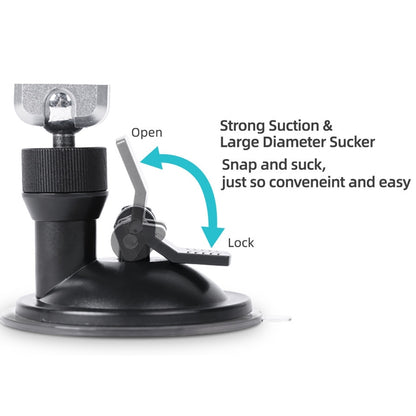 Sunnylife TY-Q9415 Aluminum Alloy Phone Holder Car Suction Cup Bracket Holder for GoPro Hero11 Black / HERO10 Black /9 Black /8 Black /7 /6 /5 /5 Session /4 Session /4 /3+ /3 /2 /1, DJI Osmo Action and Other Action Cameras, Colour: Bracket - Holder by Sunnylife | Online Shopping South Africa | PMC Jewellery