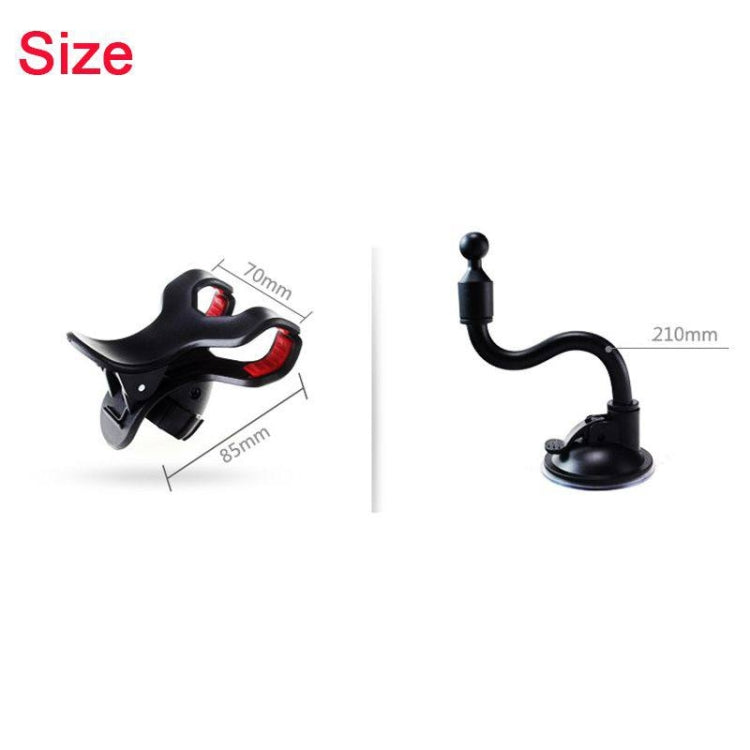 Universal Suction Cup Car Windshield Mount Phone Holder Glass Sticky Bracket - free shipping - PMC TechLife - Order now!