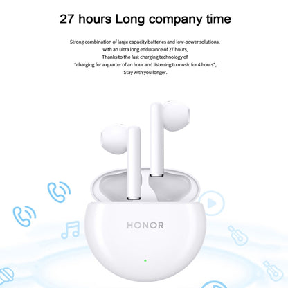 Honor Earbuds X5 Semi-in-ear Smart Call Noise Reduction Wireless Bluetooth Earphones(Coral Pink) - Bluetooth Earphone by Huawei | Online Shopping South Africa | PMC Jewellery | Buy Now Pay Later Mobicred