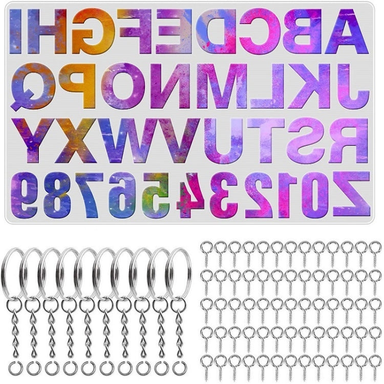 111PCS/Set DIY Mirror Silicone Pendant Mold, Crystal Epoxy Key Pendant Set(Mold) - Arts & Crafts by PMC TechLife | Online Shopping South Africa | PMC TechLife