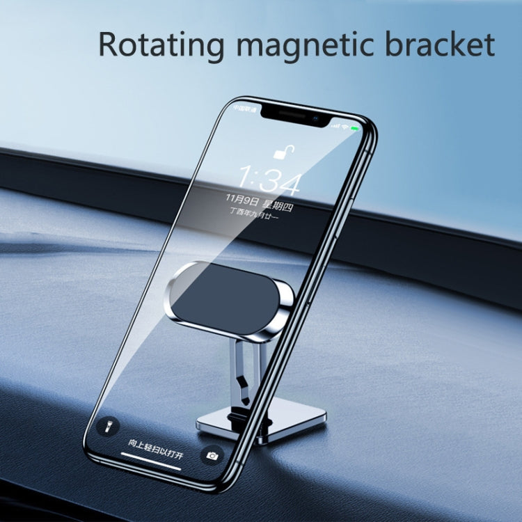 2 PCS Multifunctional Car Phone Holder Magnetic Suction Instrument Panel Navigation Suction Cup Holder, Colour: S17 Silver - Car Holders by PMC TechLife | Online Shopping South Africa | PMC TechLife