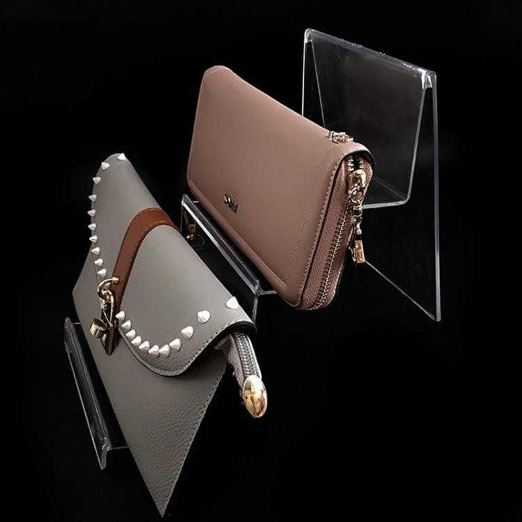 10 PCS Thickened Transparent Wallet Holder Plastic Phone Mask Display Stand Counter Display Stand,Specification: No. 3 1 Layer - Desktop Holder by PMC TechLife | Online Shopping South Africa | PMC TechLife
