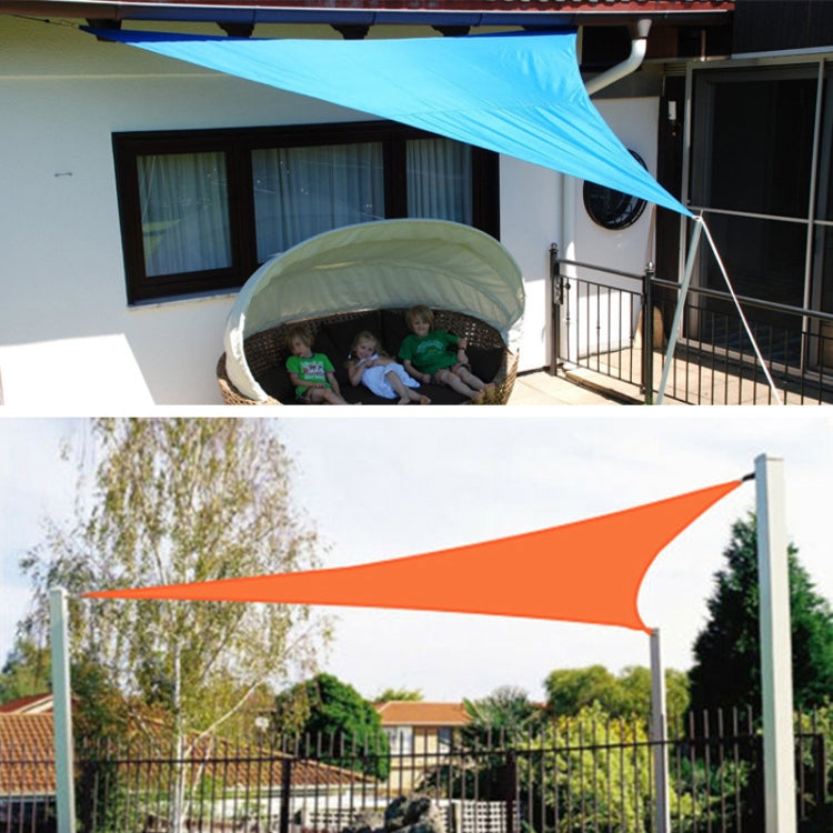 Triangle Outdoor Garden Sunshade Sail Waterproof Anti-UV Canopy, Size: 2m x 2m x 2m(Khaki) - Tents & Accessories by PMC Jewellery | Online Shopping South Africa | PMC Jewellery