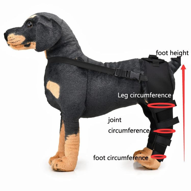 Pet Dog Leg Knee Guard Surgery Injury Protective Cover, Size: S(Red) - Pet Care by PMC TechLife | Online Shopping South Africa | PMC TechLife