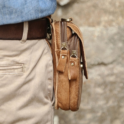 6385 Men Outdoor Sports Belt Hanging Multifunctional Waist Bag(Brown) - Waist Bags by PMC Jewellery | Online Shopping South Africa | PMC Jewellery