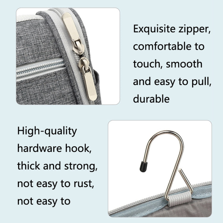 YOBAN Travel Outdoor Multifunctional Large-Capacity Washing Storage Bag Hanging Waterproof Cosmetic Bag(Grey) - Storage Boxes by PMC Jewellery | Online Shopping South Africa | PMC Jewellery