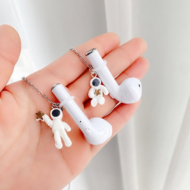 2 Pairs Wireless Bluetooth Headset Anti-Lost Astronaut Anti-Lost Chain For AirPods(Plastic) - Anti-lost & Holder by PMC Jewellery | Online Shopping South Africa | PMC Jewellery