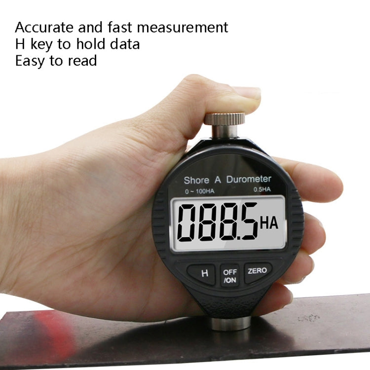 Electronic Digital Display Hard Meter Plastic Rubber Silicone Tire Hardness Meter, Model: 0-100HD D - Measuring Tools by PMC TechLife | Online Shopping South Africa | PMC TechLife