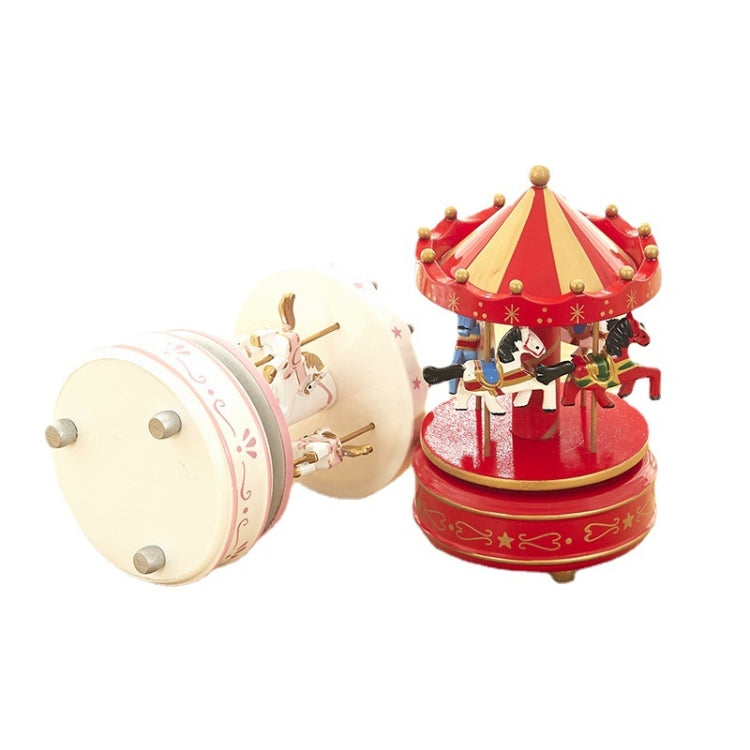 Sky City Carousel Clockwork Music Box Couples Birthday Gift(K0132 Star Pink) - Music Box by PMC Jewellery | Online Shopping South Africa | PMC Jewellery