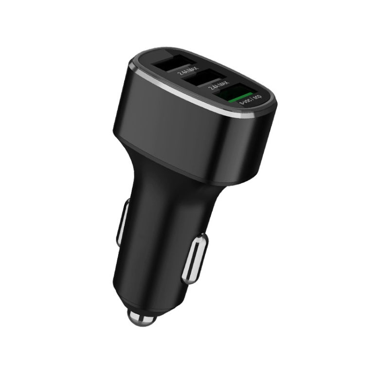 Three USB Ports Car Fast Charging Charger For Huawei/For OPPO/VIVO/OnePlus And Other Flash Charging, Model: GT780 Black - Car Charger by PMC Jewellery | Online Shopping South Africa | PMC Jewellery