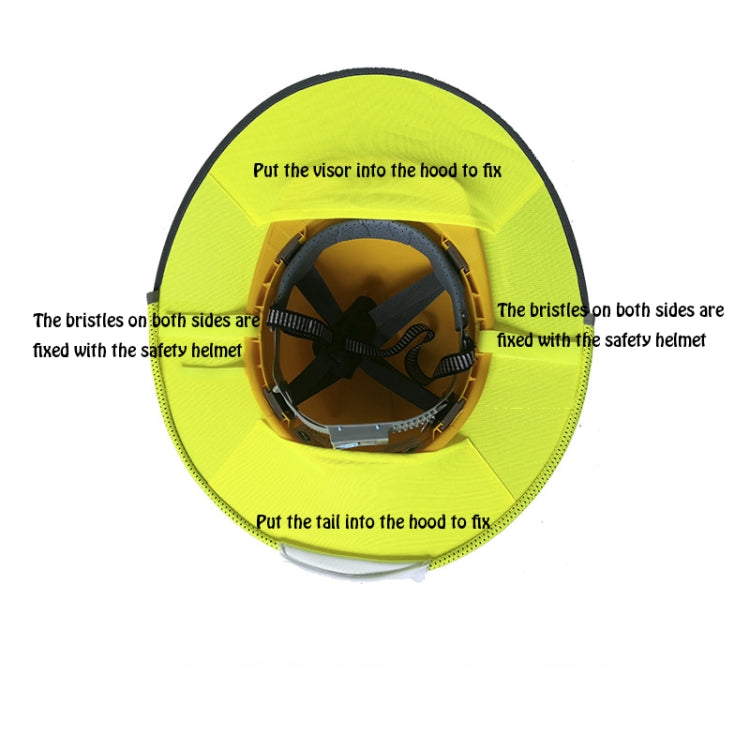 Construction Site Outdoor Construction Foldable Reflective Safety Sun Hat, Size: One Size(Fluorescent Yellow) - Workplace Safety Supplies by PMC TechLife | Online Shopping South Africa | PMC TechLife
