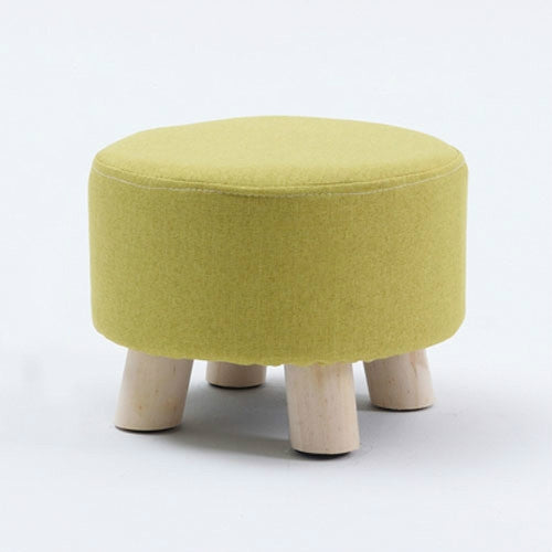 Fashion Creative Small Stool Living Room Home Solid Wood Small Chair(Green) - Chairs by PMC Jewellery | Online Shopping South Africa | PMC Jewellery