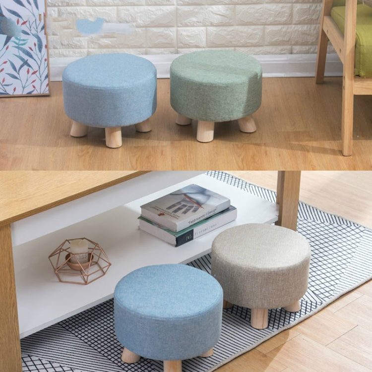 Fashion Creative Small Stool Living Room Home Solid Wood Small Chair(Blue) - Chairs by PMC TechLife | Online Shopping South Africa | PMC TechLife | Buy Now Pay Later Mobicred