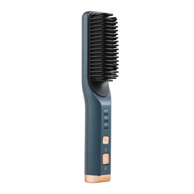 2 In 1 Curling And Straightening Dual-Use Mini Multi-Function Hair Straightener, Colour : Blue - Hair Curler by PMC TechLife | Online Shopping South Africa | PMC TechLife