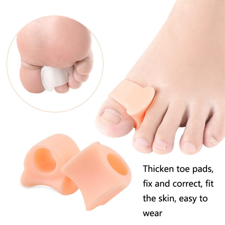 10 Pairs Great Toe Orthosis Separator Soft and Comfortable Toe Care Cover, Size: S(Brighten Skin Color) - Corrector by PMC Jewellery | Online Shopping South Africa | PMC Jewellery