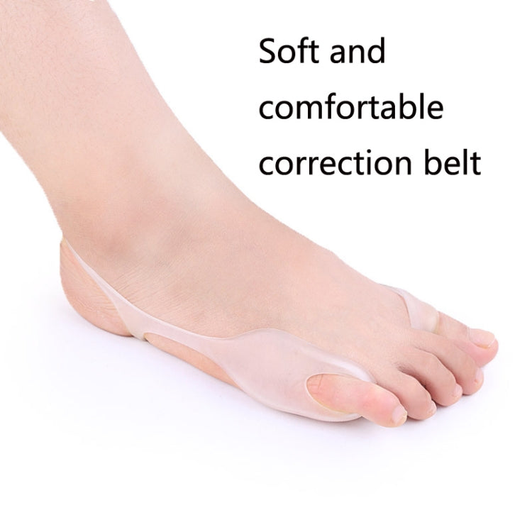 5 Pairs SEBS Material Big Feet Hallux Valgus Corrector Soft and Comfortable Correction Belt(White) - Corrector by PMC Jewellery | Online Shopping South Africa | PMC Jewellery