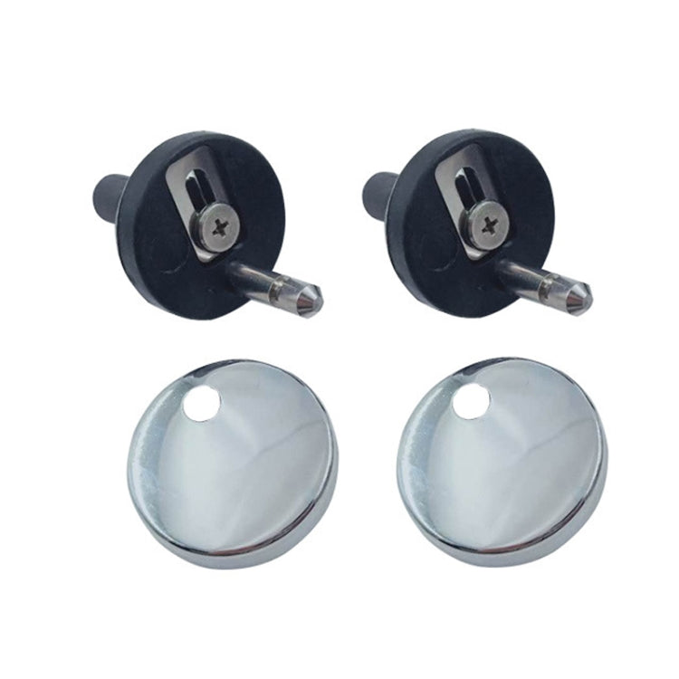 1 Pair 3903 Zinc Alloy Toilet Seat Hinge Installation Nut Quick Release Installation Screw(Toilet Cover Accessories) - Toilet Accessories by PMC Jewellery | Online Shopping South Africa | PMC Jewellery