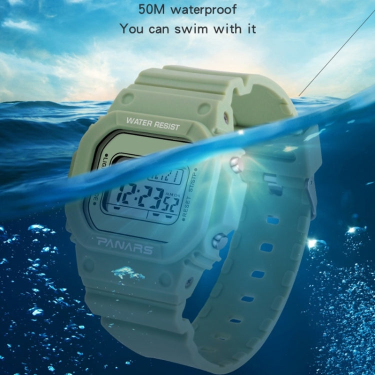 SYNOKE 9620 Couple Sports Plastic Strap Electronic Watch(Transparent Coffee) - Couple Watches by SYNOKE | Online Shopping South Africa | PMC Jewellery | Buy Now Pay Later Mobicred