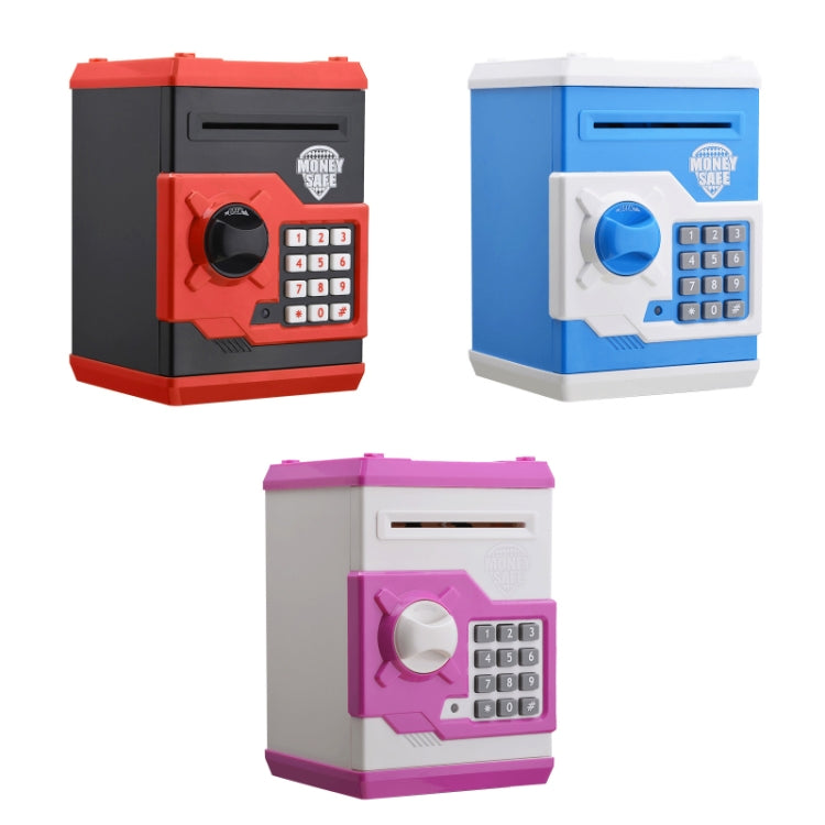 Password Safe Deposit Box Children Automatic Savings ATM Machine Toy, Colour: White Blue - free shipping - PMC TechLife - Order now!