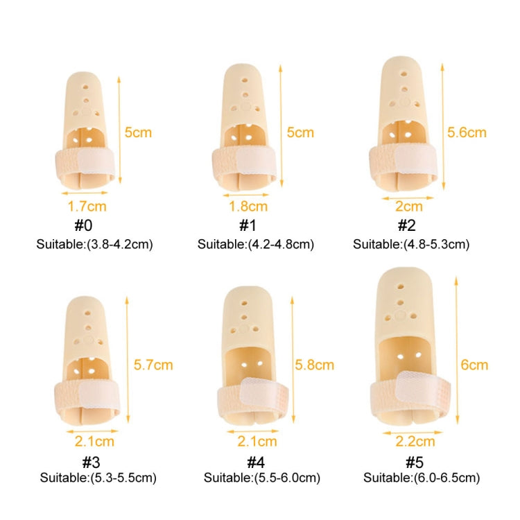 4 PCS Finger Splint Brace Adjustable Finger Support Protector For Fingers Arthritis Joint Finger Injury, Specification: No. 4: 55-60mm(Complexion) - Corrector by PMC Jewellery | Online Shopping South Africa | PMC Jewellery