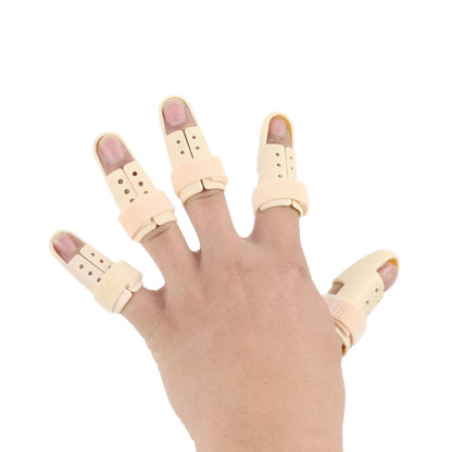 4 PCS Finger Splint Brace Adjustable Finger Support Protector For Fingers Arthritis Joint Finger Injury, Specification: No. 4: 55-60mm(Complexion) - Corrector by PMC Jewellery | Online Shopping South Africa | PMC Jewellery