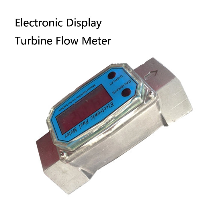 BD-H01 Electronic Display Turbine Flow Meter Metering Diesel Kerosene Methanol Urea Flow Meter Count Flow Meter, Specification: 1 Inch - Clocks & Car Meters by PMC TechLife | Online Shopping South Africa | PMC TechLife | Buy Now Pay Later Mobicred