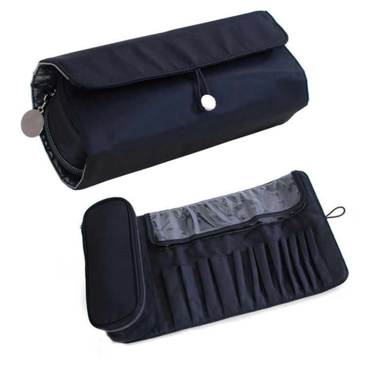 Cosmetic Bag Cosmetic Brush Storage Bag Multifunctional Folding Beauty Makeup Kit(Black) - Storage Boxes by PMC Jewellery | Online Shopping South Africa | PMC Jewellery